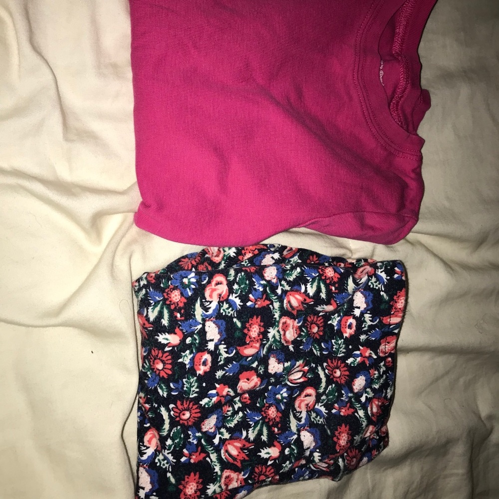 (2 piece) Girls long sleeve  + matching leggings